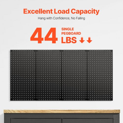 Metal Pegboard Panels 24 x 12 Pegboard 4 Panels Heavy Duty Steel Peg