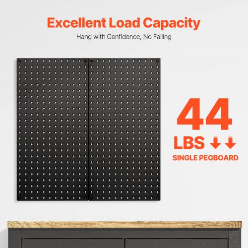 Metal Pegboard Panels 32 x 16 Pegboard 2 Panels Heavy Duty Steel Peg