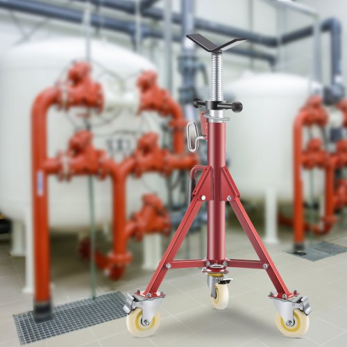 Pipe Stand Pipe Jack Stand V Head Pipe Stand Adjustable Height 2852 Inch
