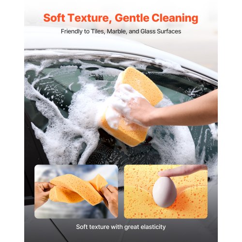 Scrub Sponge 6Pack Nonscratch Cleaning Sponges For Home Bathroom More Zero