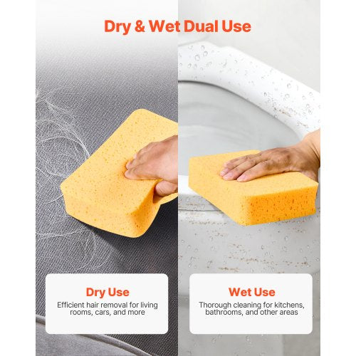 Scrub Sponge 6Pack Nonscratch Cleaning Sponges For Home Bathroom More Zero