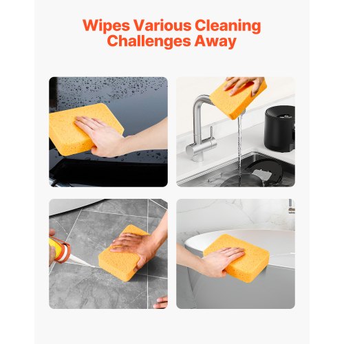 Scrub Sponge 6Pack Nonscratch Cleaning Sponges For Home Bathroom More Zero