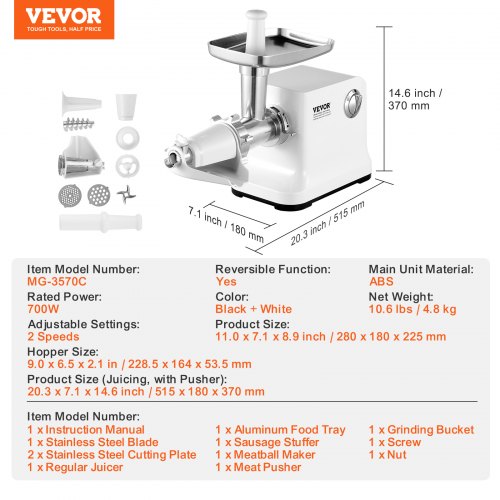 55 LBSMin Electric Tomato Strainer 700W Tomato Sauce Maker Machine Home