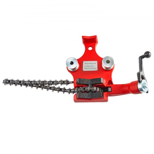 Screw Bench Chain Vise 18 to 5Inch Pipe Capacity Heavy Duty Bench Chain