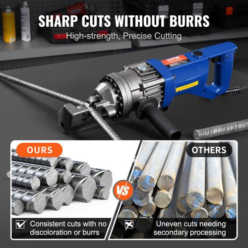 Electric Rebar Cutter Blade 6 PCS 16mm58 Inch Cutting Diameter HRC5860