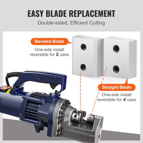 6 PCS 2022mm Electric Rebar Cutter Blade Replacement Jaw Blades