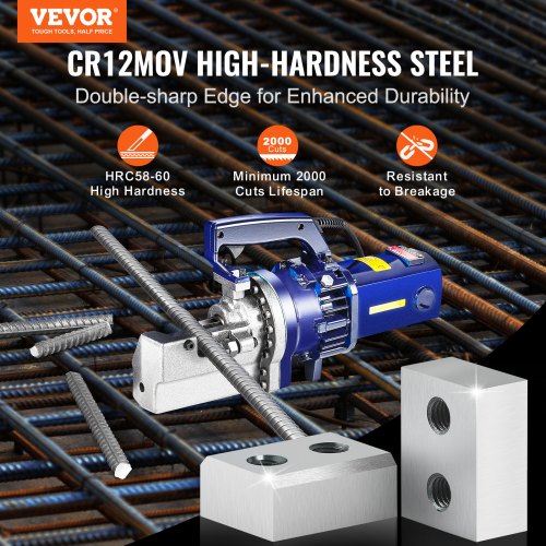 Electric Rebar Cutter Blade 6 PCS 25mm1 inch Cutting Diameter HRC5860