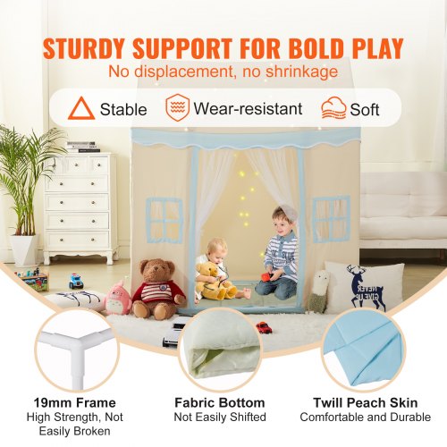 Kids Play Tent Kids Tent for Kids 15 Years Old Toddler Tent with Mat and Tent