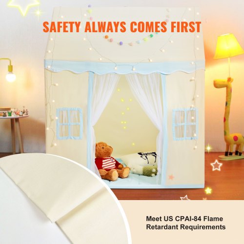Kids Play Tent Kids Tent for Kids 15 Years Old Toddler Tent with Mat and Tent