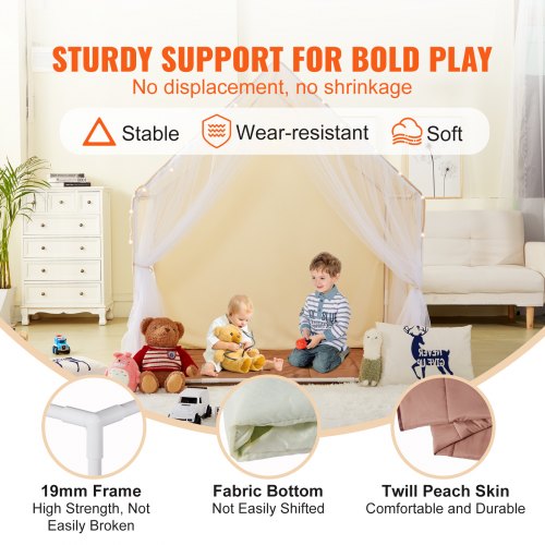 Kids Play Tent Kids Tent for Kids 15 Years Old Toddler Tent with Mat and Tent