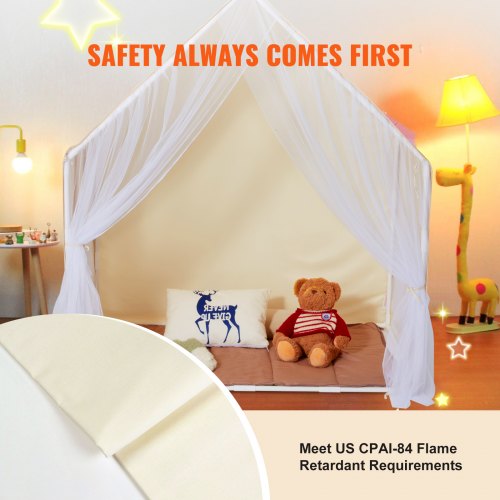 Kids Play Tent Kids Tent for Kids 15 Years Old Toddler Tent with Mat and Tent