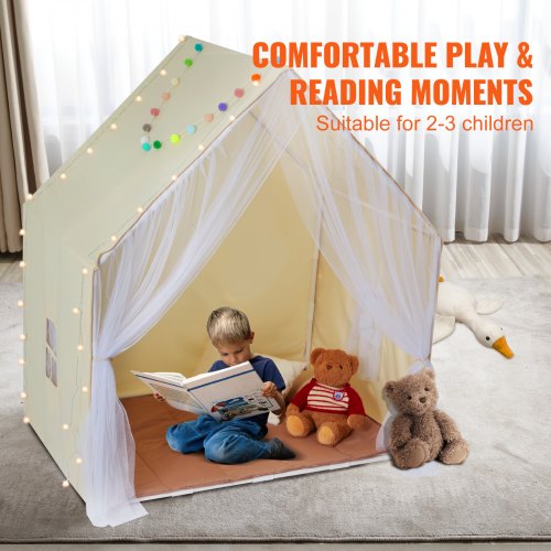 Kids Play Tent Kids Tent for Kids 15 Years Old Toddler Tent with Mat and Tent