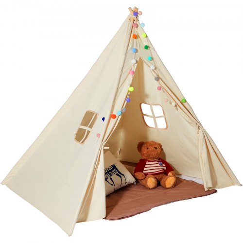 Kids Play Tent Teepee Tent for Kids 15 Years Old Tent for Kids with Windows