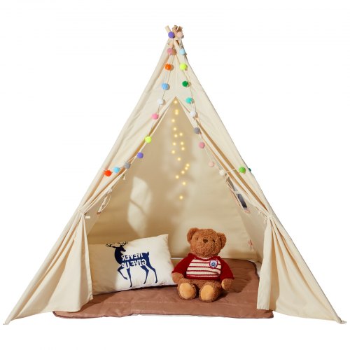 Kids Play Tent Teepee Tent for Kids 15 Years Old Tent for Kids with Windows