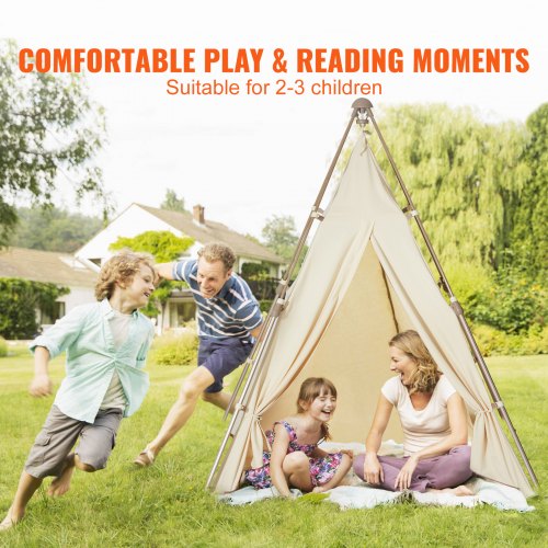 Kids Play Tent Teepee Tent for Kids 15 Years Old Tent for Kids with Windows