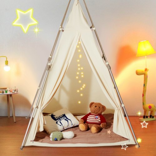 Kids Play Tent Teepee Tent for Kids 15 Years Old Tent for Kids with Windows