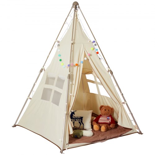 Kids Play Tent Teepee Tent for Kids 15 Years Old Tent for Kids with Windows