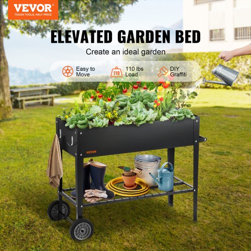 Raised Garden Bed 425 x 195 x 31.5 inch Galvanized Metal Planter Box