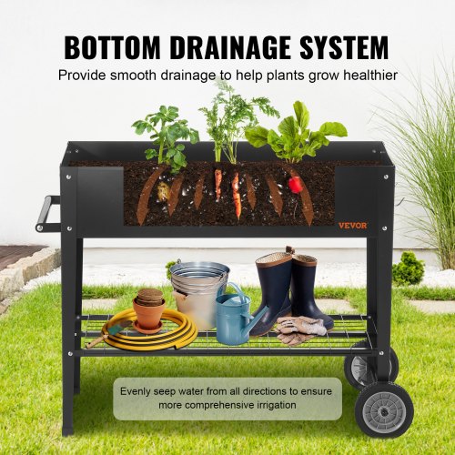 Raised Garden Bed 425 x 195 x 31.5 inch Galvanized Metal Planter Box