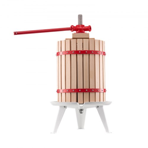475 Gal18L Fruit Wine Press Solid Wood Basket with 8 Blocks Heavy Duty