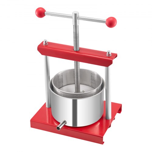08 Gal3L Fruit Wine Press 2 Stainless Steel Barrels Manual Juice Maker