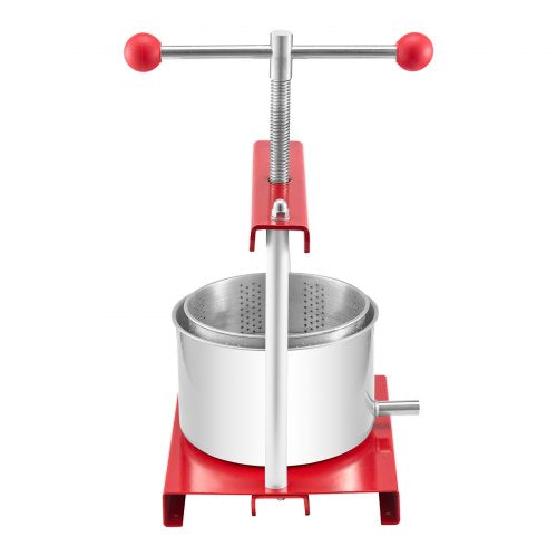 08 Gal3L Fruit Wine Press 2 Stainless Steel Barrels Manual Juice Maker