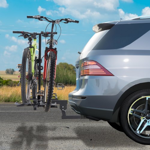 Hitch Mount Bike Rack 2Bike Platform Style 160 LBS Max Capacity Bike Rack