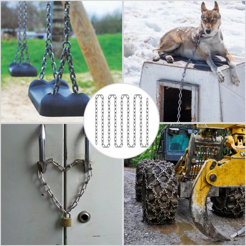 Grade 30 Chain 316 Inch by 100Ft Length Grade 30 Proof Coil Chain Zinc