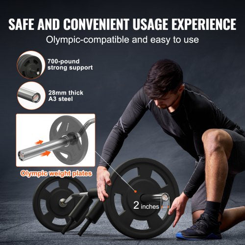 Safety Squat Bar 700 LBS Fitness Squat Bar Safety Squat Bar Attachment