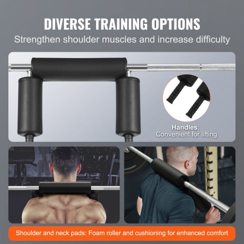 Safety Squat Bar 700 LBS Fitness Squat Bar Safety Squat Bar Attachment