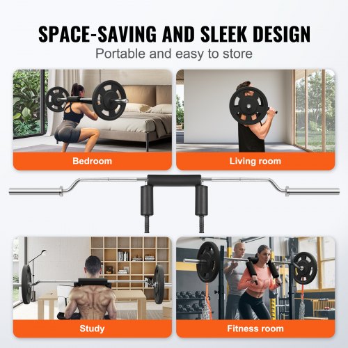 Safety Squat Bar 700 LBS Fitness Squat Bar Safety Squat Bar Attachment