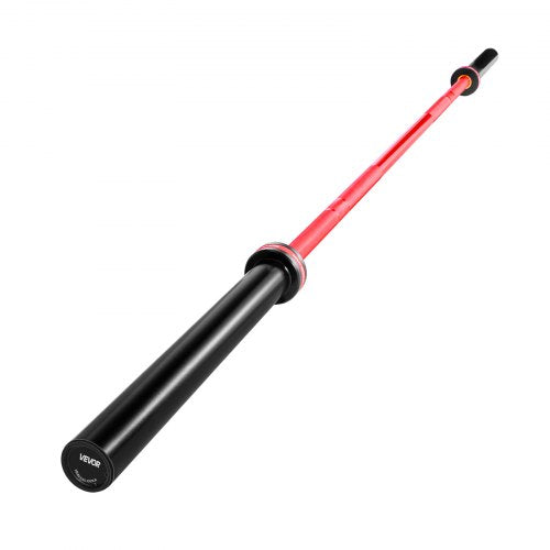 7Ft Barbell Bar Fits 2Inch Weight Plates With Knurled Grip For Strength