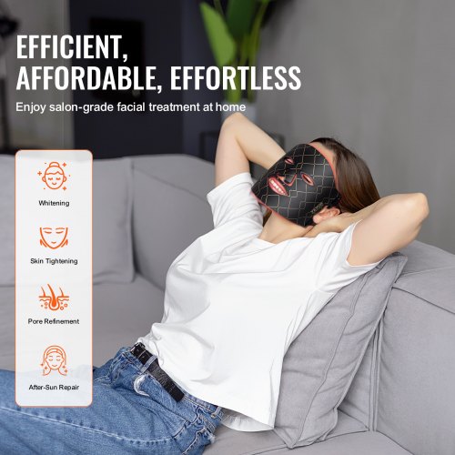 Red Light Therapy for Face Red Light Therapy Mask with 3 Wavelengths and 3