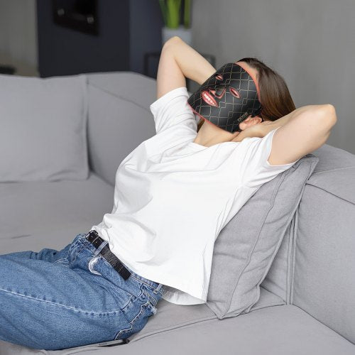 Red Light Therapy for Face Red Light Therapy Mask with 3 Wavelengths and 3