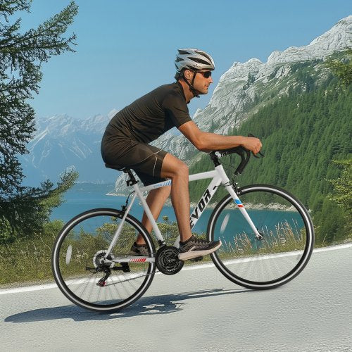 Road Bike 700C Wheels Racing Shimano 21 Speeds Drivetrain City Commuter