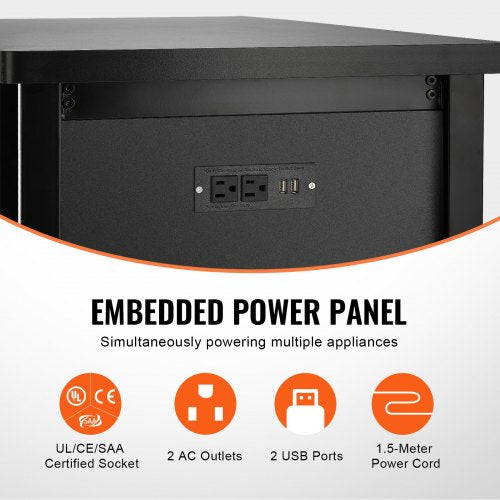 Aquarium Stand 75 Gallon Fish Tank Stand 52 x 197 x 32.3 in Steel and MDF