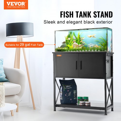 Aquarium Stand 29 Gallon Fish Tank Stand 287 x 165 x 30 in Steel and MDF