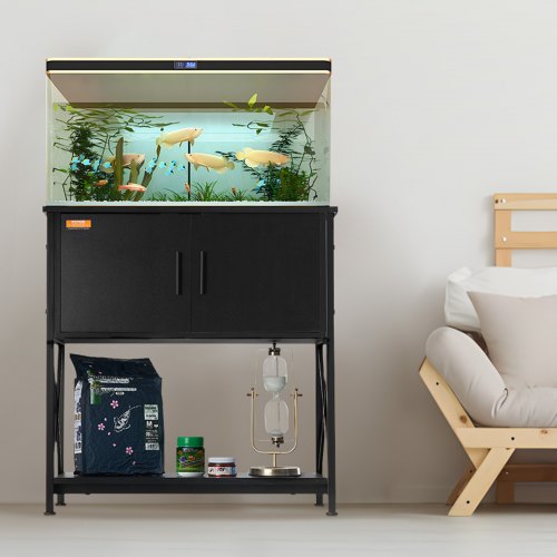 Aquarium Stand 29 Gallon Fish Tank Stand 287 x 165 x 30 in Steel and MDF