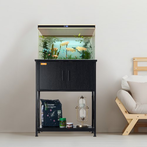 Aquarium Stand 20 Gallon Fish Tank Stand 256 x 165 x 31.9 in Steel and MDF