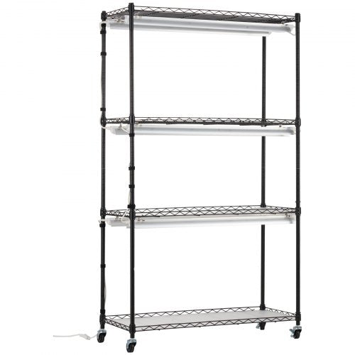 Plant Stand with Grow Light Grow Light Shelf with Cover and Thermometer 4