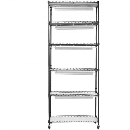 Plant Stand with Grow Light 6Tier Large Tall Plant Shelf with 150W Full