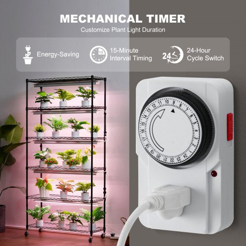 Plant Stand with Grow Light 6Tier Large Tall Plant Shelf with 150W Full