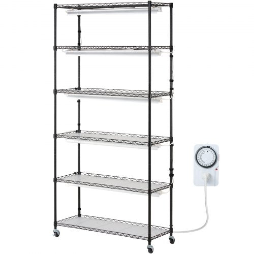 Plant Stand with Grow Light 6Tier Large Tall Plant Shelf with 150W Full