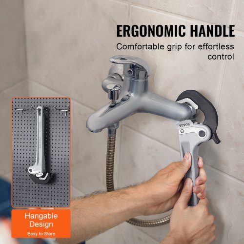 Pipe Wrench 14 Aluminum Straight Pipe Wrench Automatic Jaw Adjustment