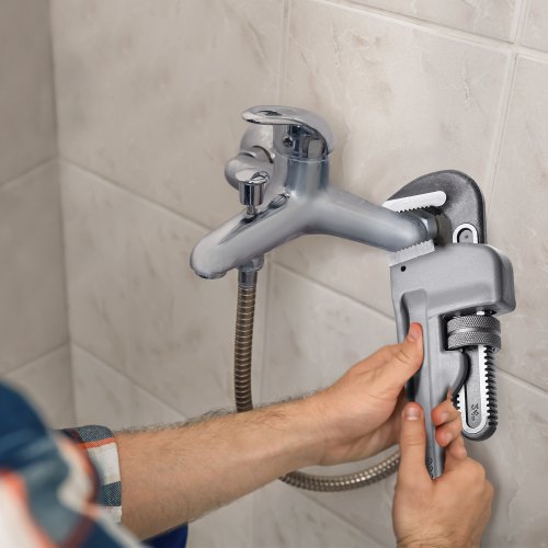 Pipe Wrench 24 Aluminum Straight Pipe Wrench Adjustable Plumbing Wrench