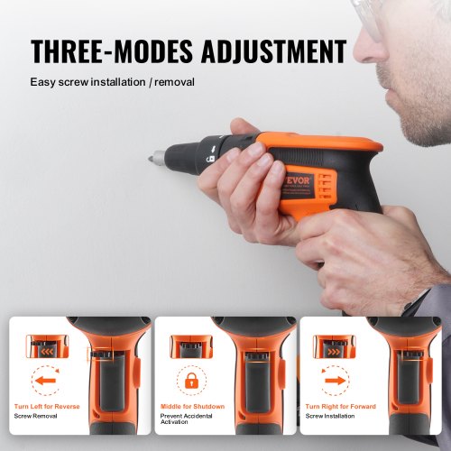 Drywall Screw Gun 20V Max Drywall Screwgun 4200RPM Brushless Cordless