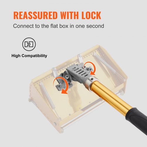 Drywall Flat Box Handle 4064 Anodized Aluminum Flat Finishing