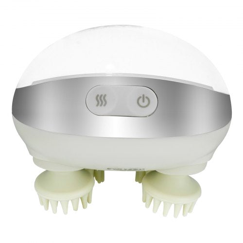 Electric Scalp Massager with Heat Rechargeable Heated Head Massager IPX7