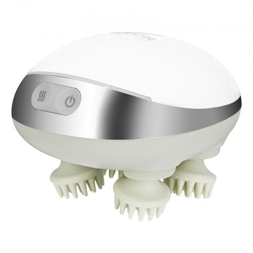 Electric Scalp Massager with Heat Rechargeable Heated Head Massager IPX7