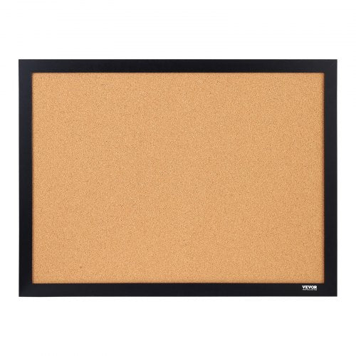 Cork Board 24 x 18 inches Doublesided Bulletin Board with MDF Sticker